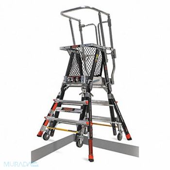 LITTLE GIANT Platform Stepladder Ladder 5 ft 375 lb, 49WJ51