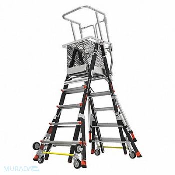 LITTLE GIANT Platform Stepladder Ladder 9 ft 375 lb, 49WJ52