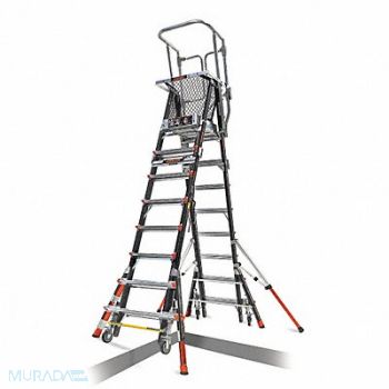LITTLE GIANT Platform Stepladder Ladder 14 ft 375 lb, 49WJ53