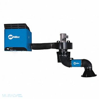 MILLER ELECTRIC Stationary Fume Extractor 12 ft Arm L, 49WM46