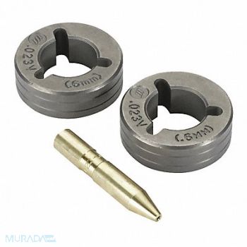 MILLER ELECTRIC MILLER 2pc MIG V-Groove Drive Roll Kit, 49WM97