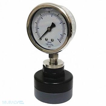 KODIAK K4228 Pressure Gauge 1/4 FNPT 0 to 200 psi, 49WX98