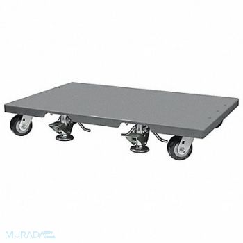 AKRO-MILS Dolly Gray Solid With Lip Down Platform, 49XH34