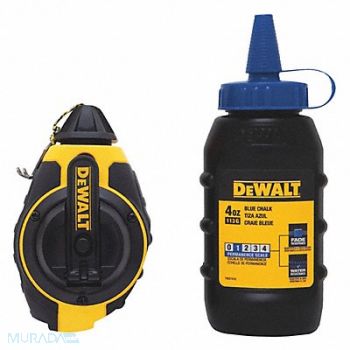 DEWALT Chalk Line Reel Blue Ergonomic Ratio 3 1, 49XH42