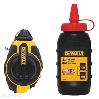 DEWALT Chalk Line Reel Red Ergonomic Ratio 3 1, 49XH43