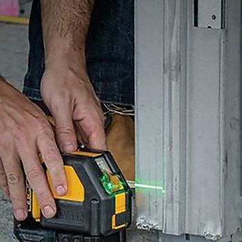 DEWALT Cross Line 6-17/64 H 18-1/2 L 12-29/32 W, 49XH82