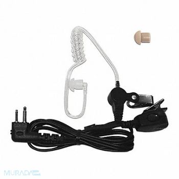 TITAN Ear Loop Earpiece Two Pin Connector Blk, 49XL35
