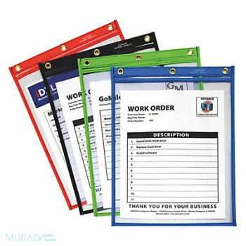 C-LINE Heavy Duty Shop Ticket Holder 9 W PK20, 49XM11