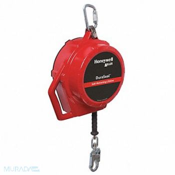 HONEYWELL MILLER Self-Retracting Lifeline Red, 49XM33