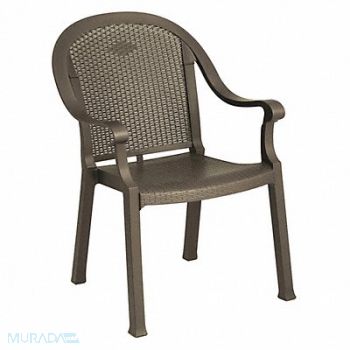 GROSFILLEX Armchair Bronze Stackable 34 H, 49XM58