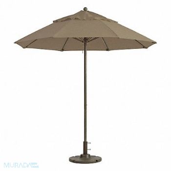 GROSFILLEX Windmaster Umbrella 9 ft Taupe, 49XM73