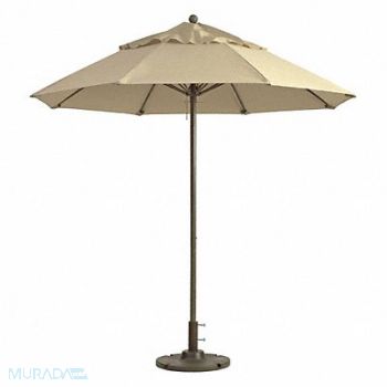GROSFILLEX Windmaster Umbrella 9 ft Khaki, 49XM76