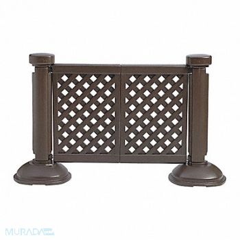 GROSFILLEX Fence Panel Brown 38-1/2 x 46-1/2, 49XM87