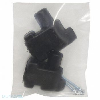 GROSFILLEX Fence Connector Kit Resin Black, 49XM90
