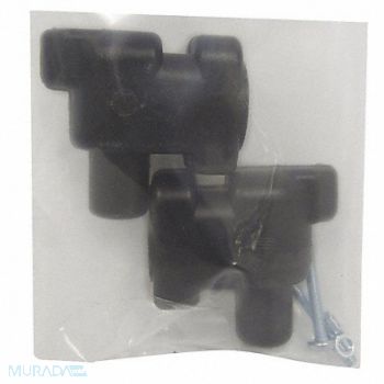 GROSFILLEX Fence Connector Resin Brown, 49XM91