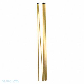 SNOWEX Snow Stakes Yellow 48 L Fiberglass, 49XM95