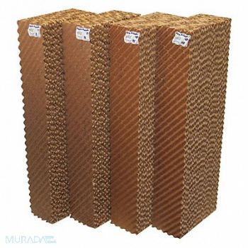 PORTACOOL Evaporative Cooling Media 36 Hx12 Wx6 D, 49XN10
