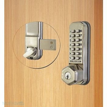 CODELOCKS Mechanical Lockset Stainless Steel Knob, 49XN40