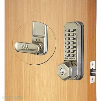 CODELOCKS Mechanical Lockset Stainless Steel Knob, 49XN50