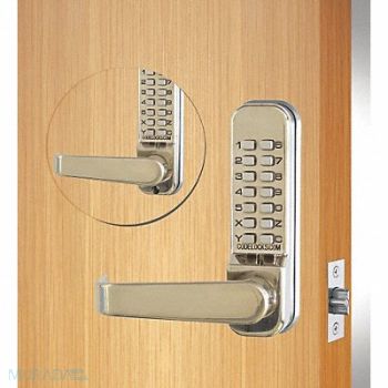 CODELOCKS Mechanical Lockset Powder Coated Lever, 49XN72