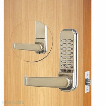 CODELOCKS Mechanical Lockset Powder Coated Lever, 49XN75