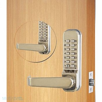 CODELOCKS Mechanical Lockset Powder Coated Lever, 49XN78