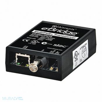 ALTRONIX PoE Transceiver 2-1/2 D x 2-1/2 W Blk, 49XV09