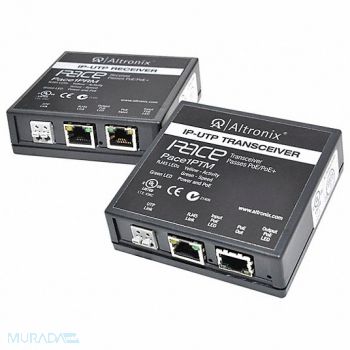 ALTRONIX PoE Switch Kit 3-1/2 W 1 Cam. Input Blk, 49XW23