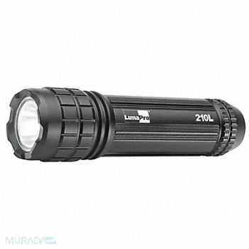 LUMAPRO Mini Flashlight Aluminum Black 246lm, 49XX94