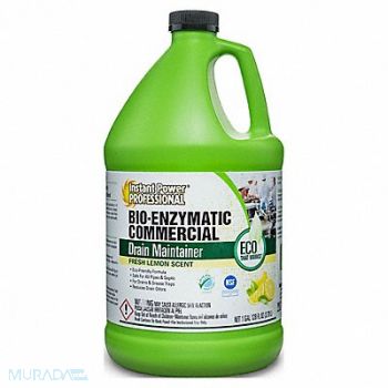 INSTANT POWER PROFESSIONAL Commercial Drain Cleaner Jug 1 gal Liq, 49XY06