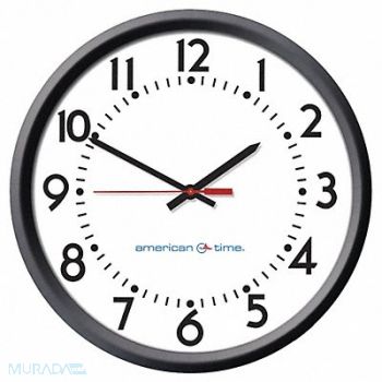 AMERICAN TIME Wall Clock Analog Battery, 49XY30