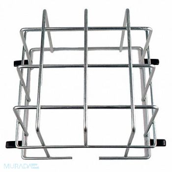 AMERICAN TIME Clock and Bell Guard Steel 9 W Gray, 49XY34