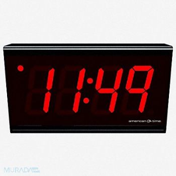 AMERICAN TIME Wall Clock Digital Electric, 49XY39