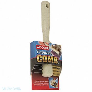 WOOSTER Paint Brush Comb 8 in L Tan, 49XY82