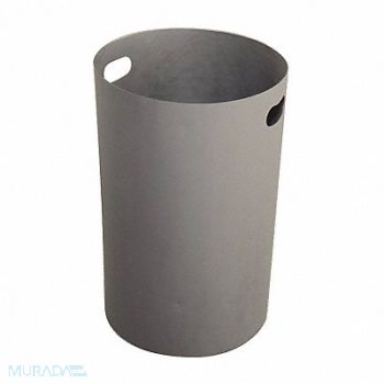 GLARO Rigid Can Liner Plastic 28 H Black, 49XZ49