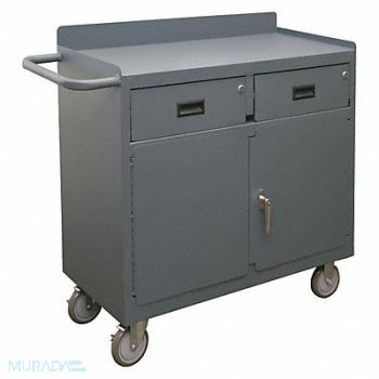 DURHAM MFG Mobile Cabinet Bench Steel 42 W 18 D, 49Y084