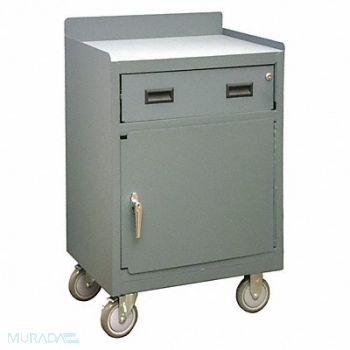 DURHAM MFG Mobile Cabinet Bench Steel 30 W 18 D, 49Y087