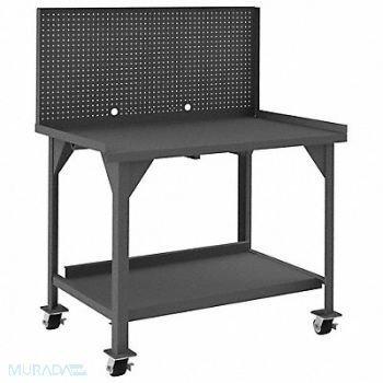 DURHAM MFG Mobile Workbench 4000 lb 30 inL 60 inW, 49Y088