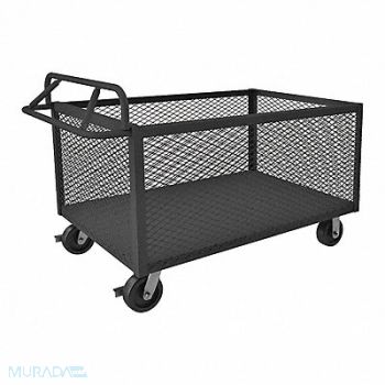 GRAINGER APPROVED Mesh Box Truck 2000 lb Steel 54 in., 49Y213