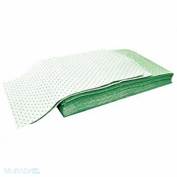 SPILFYTER Absorbent Pad Universal Green PK30, 49Y413