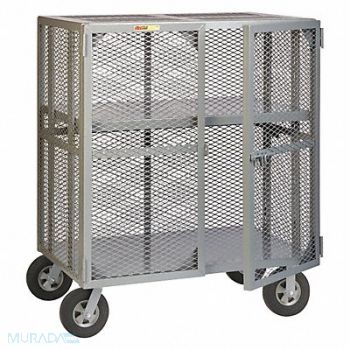 LITTLE GIANT Security Cart 33 Wx48 Dx60 H Gry, 49Y679