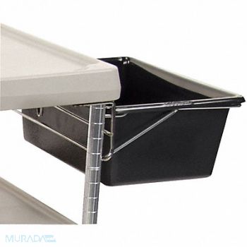 METRO Utility Bin 25 lb ABS Thermoplastic, 49Y715