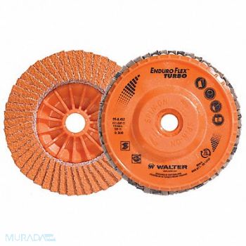 WALTER SURFACE TECHNOLOGIES Fiber Disc 4 1/2 in Dia 5/8in Arbor, 49YJ91