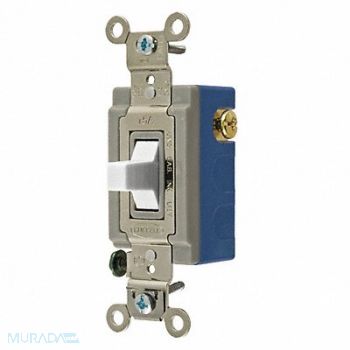 HUBBELL Wall Switch 1 HP 3-Position Center Off, 49YL59