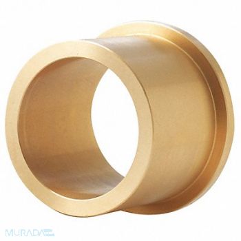 BUNTING BEARINGS Flanged Sleeve Bearing 2 in Bore Bronze, 49YV52