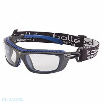 BOLLE SAFETY Safety Glasses Clear Lens Polycarbonate, 49YV86