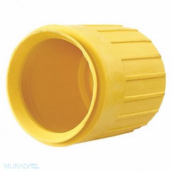 GRAINGER APPROVED Weatherproof Boot Yellow 1.6 H x 1.6 W, 49YY13