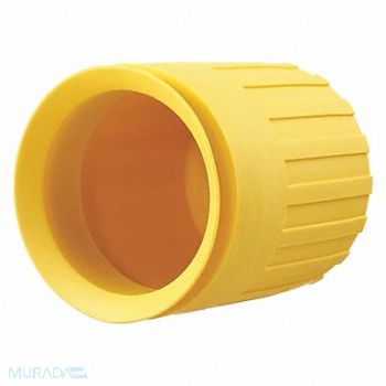 GRAINGER APPROVED Boot Neoprene Yllw 2.4 H x 2.4 W x 4 D, 49YY15