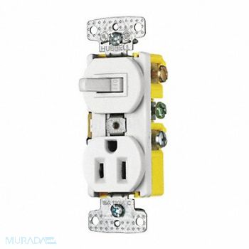 GRAINGER APPROVED Combination Device White 120VAC/125VDC, 49YZ81