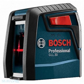 BOSCH Cross Line Laser Red Beam 30 ft Range, 49Z231